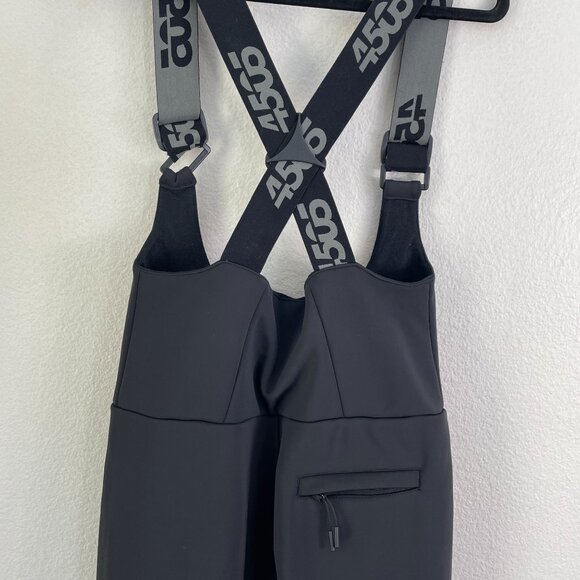 NEW ASOS 4505 Womens 4 Black High Waisted Salopette Flare Jumpsuit Ski Bib - Picture 11 of 13